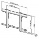 Screen wall mount - APPLIK 22446 - ERARD PRO