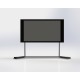 Cart for big size touch screens - HUBBIT - ERARD PRO