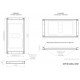 Screen wall mount for Samsung OH55F - Drawing