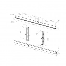 Extension pour VESA 600x900