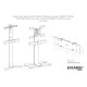 POLYCOM STUDIO sound bar mount  WILL/STANDIT