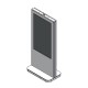 OUTDOOH LG - 49'' and 55'' outdoor kiosk for LG XE4F screens