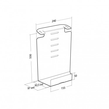 Plasmatech - Option boitier au dos de la colonne