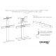 CRESTRON sound bar mount  WILL/STANDIT