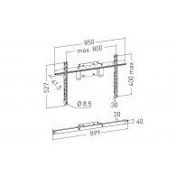 XPO / KROSS / KAMELEO - Mount for 1 screen