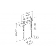 XPO / KROSS / KAMELEO - Portrait mount for 1 screen VESA 600x800 max