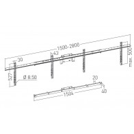 XPO / KROSS / KAMELEO - Mount for 2 screens