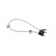 Anti-theft cable + lock - 600 mm