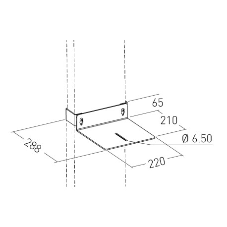 Wall shelf for POLT TC8 TAB