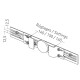 JABRA P50 video sound bar mounts