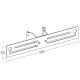 Support barre visio sur colonnes KANA/KANAGO