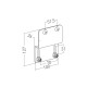 Sound bar mount for XPO/KROSS/KAMELEO stands