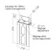 Sound bar mount for XPO/KROSS/KAMELEO stands