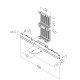 Sound bar mount for XPO/KROSS/KAMELEO stands