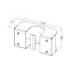 Sound bar mount for XPO/KROSS/KAMELEO stands