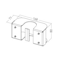 Sound bar mount for XPO/KROSS/KAMELEO stands