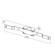 Sound bar mount for XPO/KROSS/KAMELEO stands