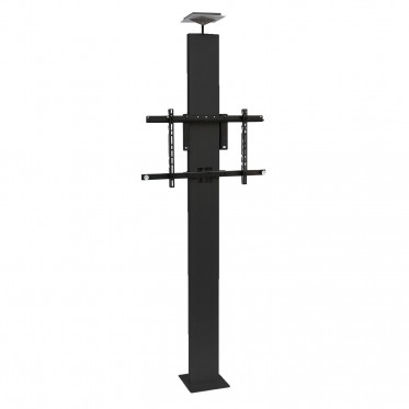 Colonne XPO sol-plafond a compression - noire