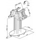 Plasmatech dos à dos 90 cm fixe